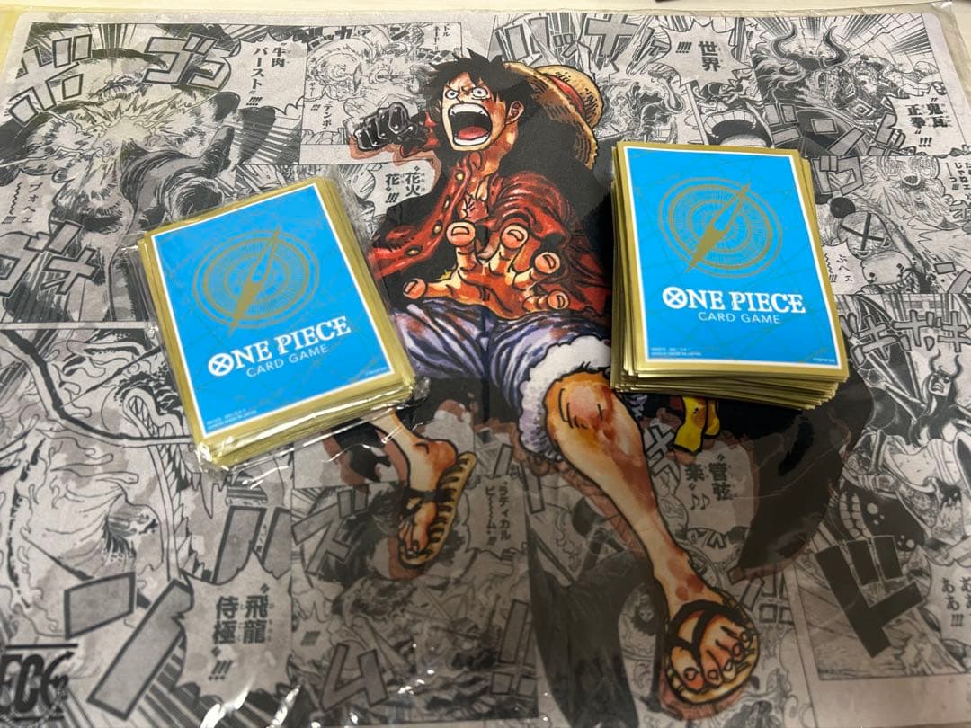 ワンピースカード　引退品　赤青エース　デッキパーツ