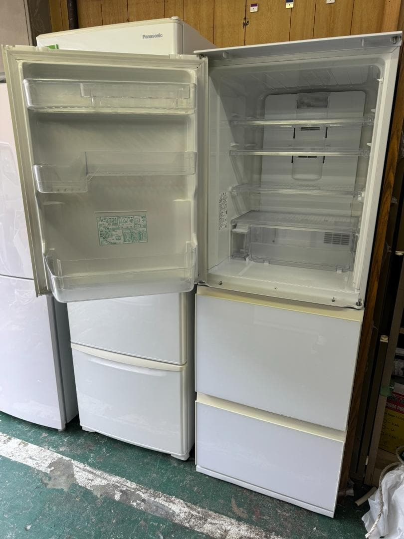 (3225W1)*SHARP シャープ 冷蔵庫 SJ-GW35C-W 350L