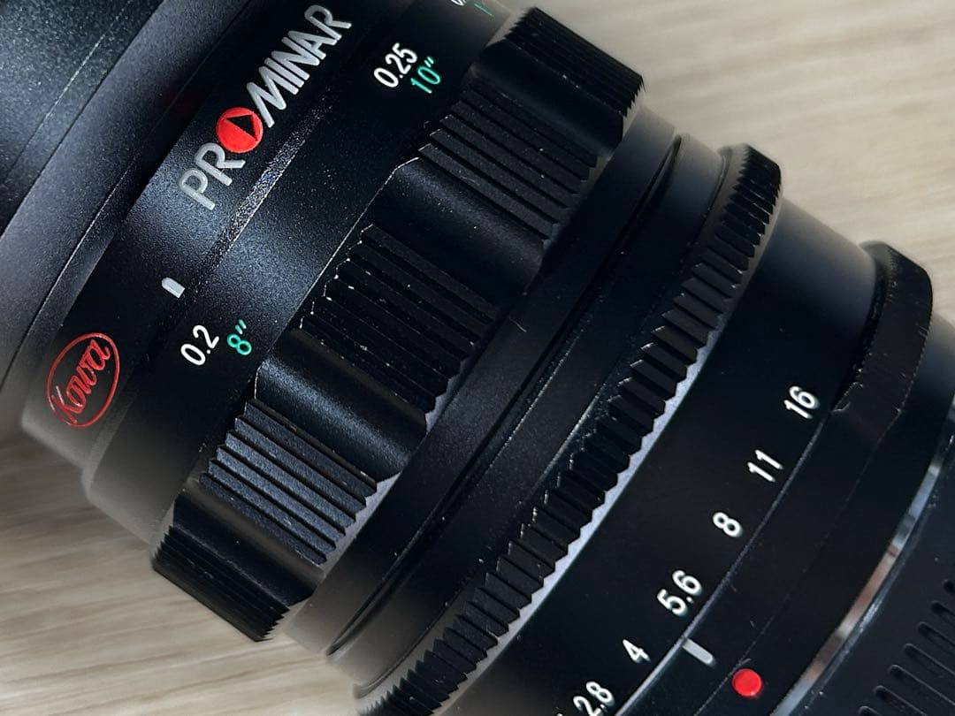 【室内使用のみ】KOWA PROMINAR 8.5mm F2.8 ブラック