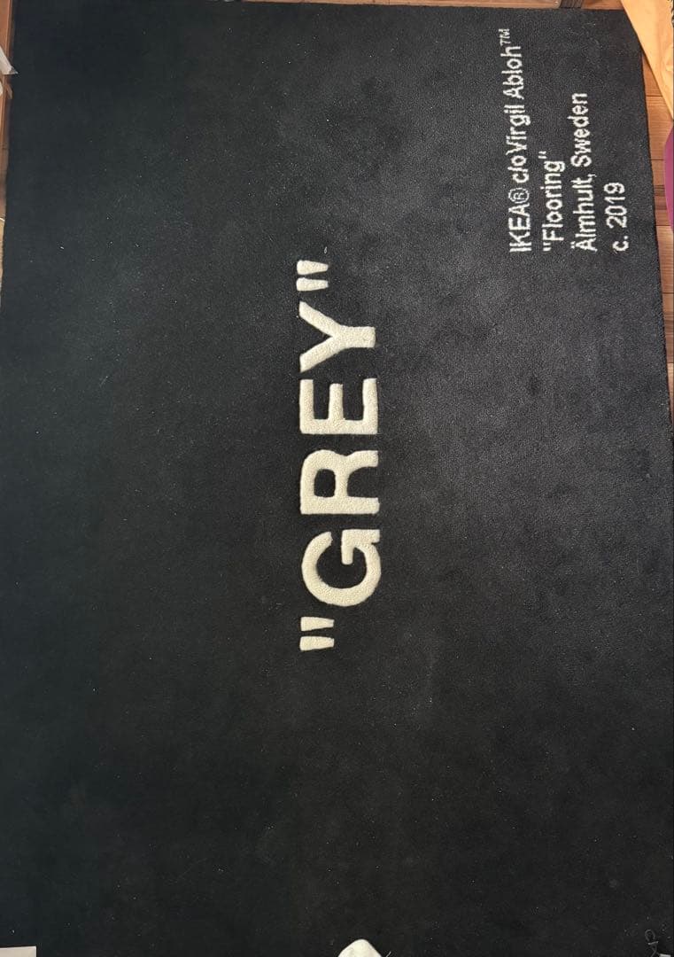 IKEA GREY ラグ Virgil Abloh デザイン 2019