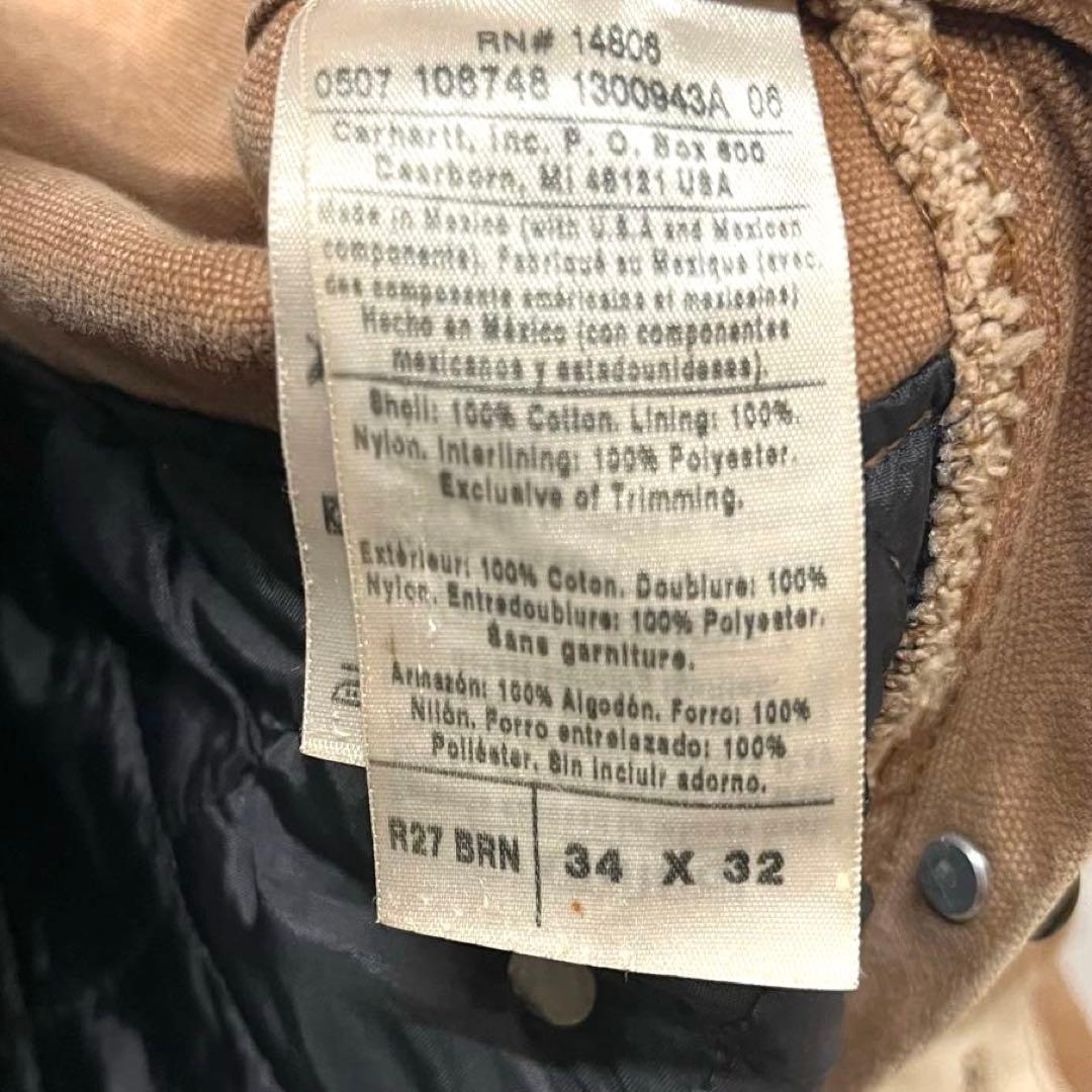 パンツ 00s carhartt Duck overall