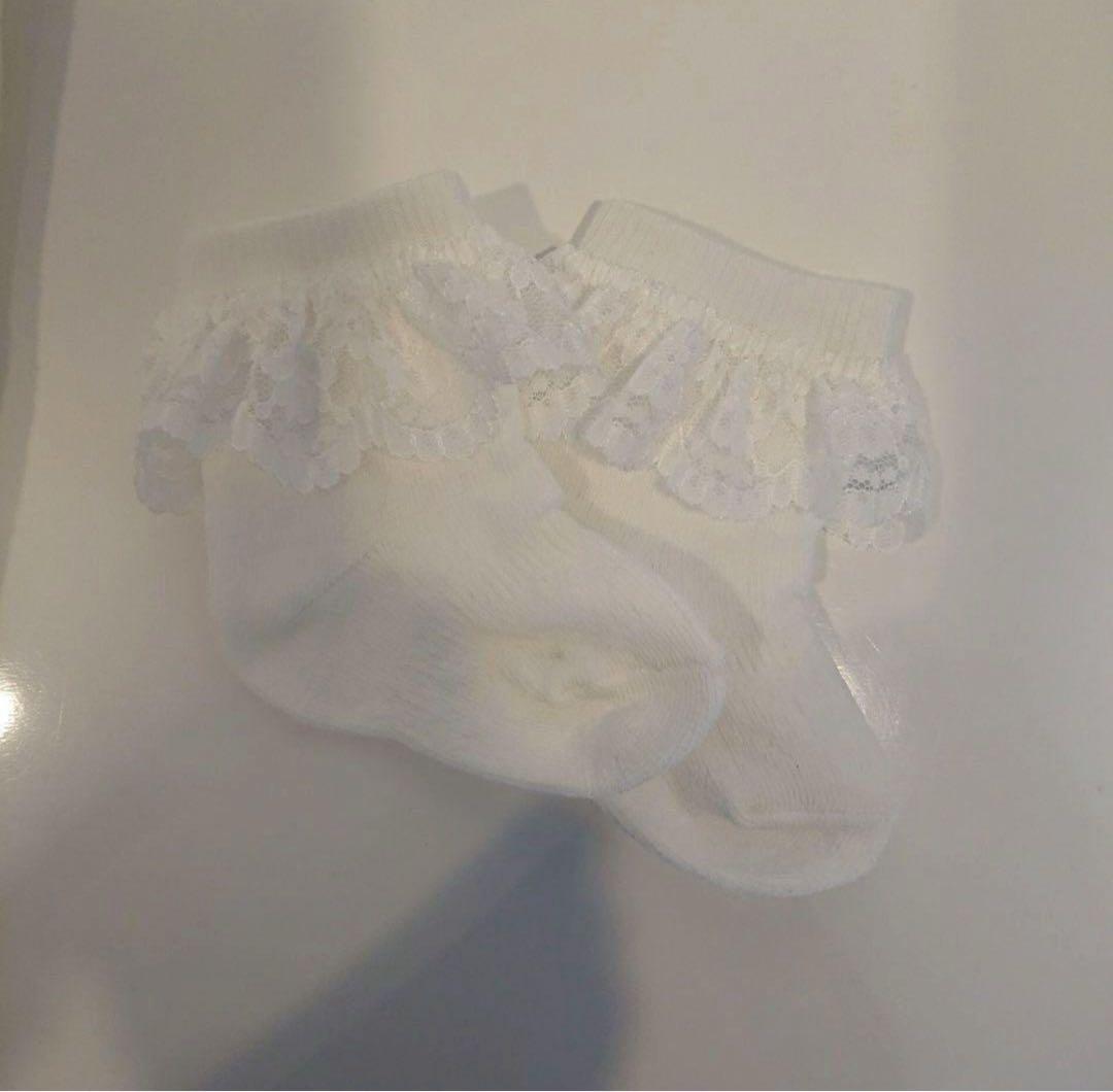 総額7万円5点セット ミキハウス セレモニードレス+スタイ+シューズ +ソックス