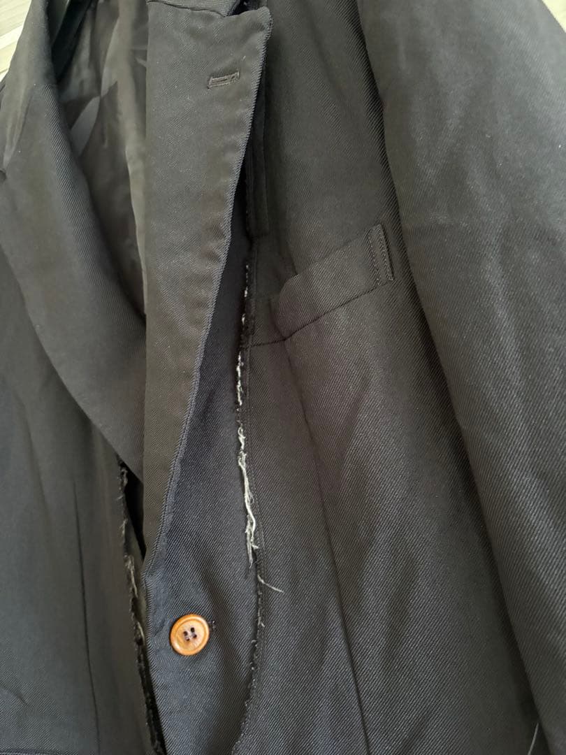 コムデギャルソンオムプリュス ポリ縮絨テーラードジャケット