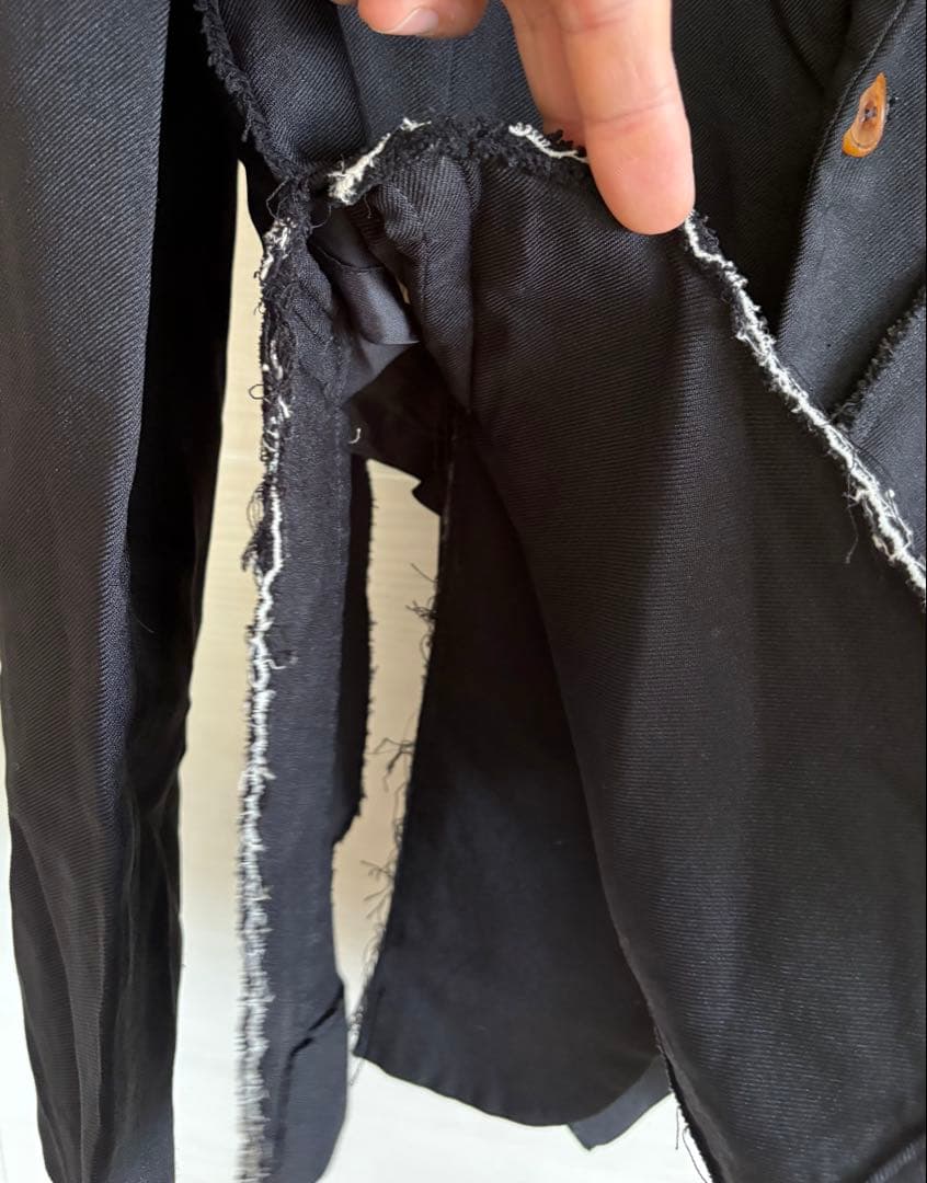 コムデギャルソンオムプリュス ポリ縮絨テーラードジャケット