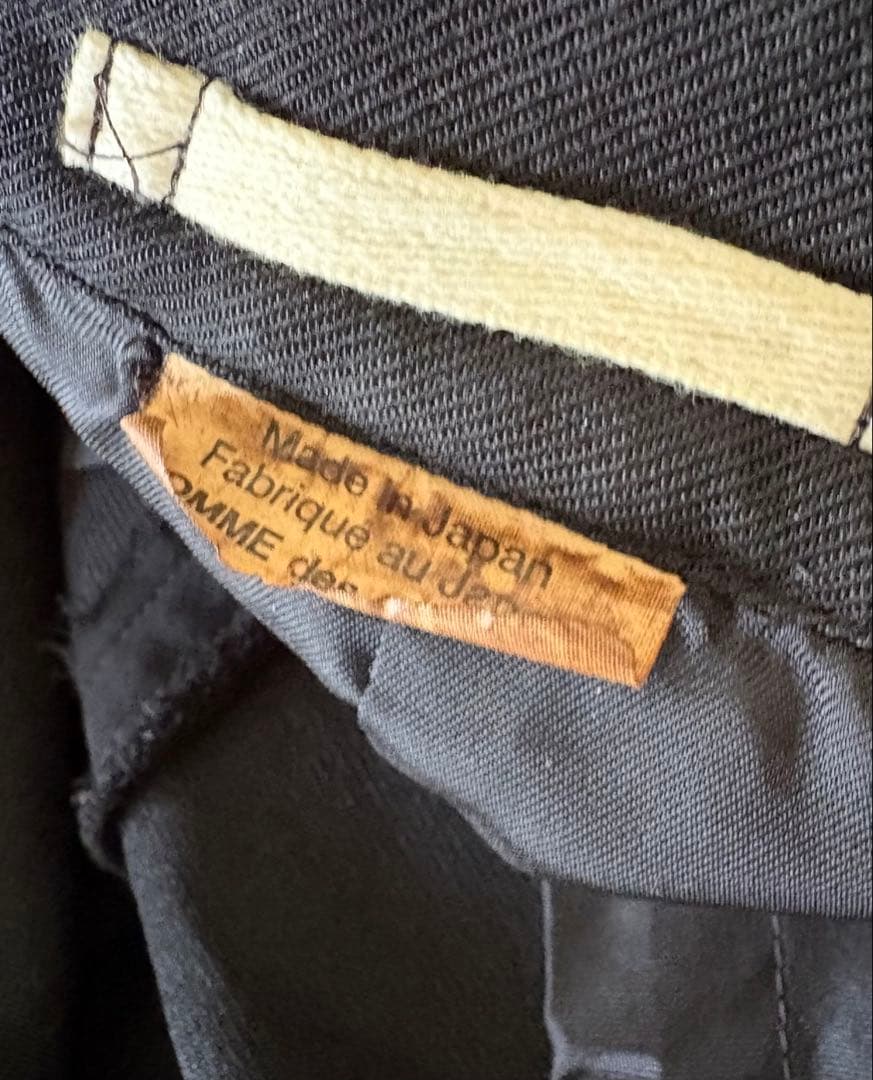 コムデギャルソンオムプリュス ポリ縮絨テーラードジャケット