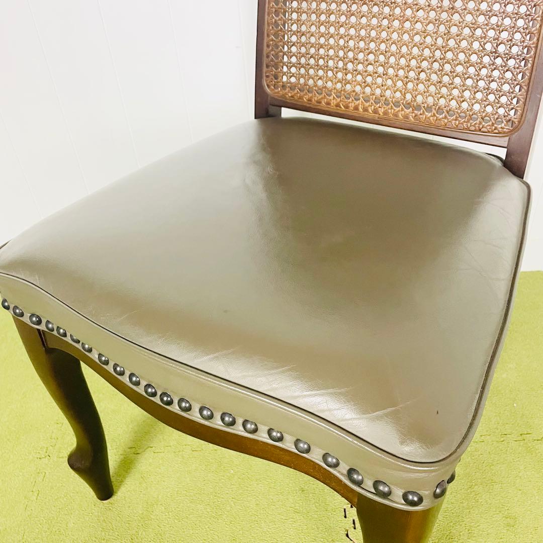 maruni マルニ ダイニングチェア ベルサイユ猫脚 籐 ハイバック③/④