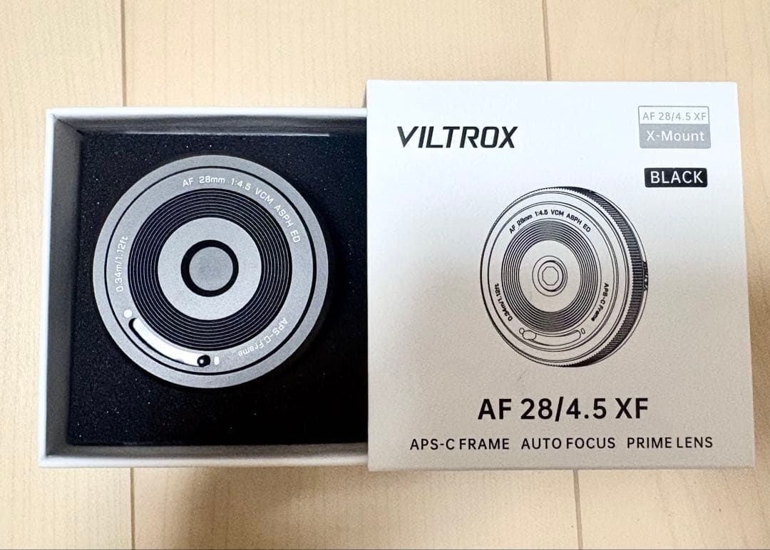 VILTROX AF 28mm f/4.5 XF BLACK 美品