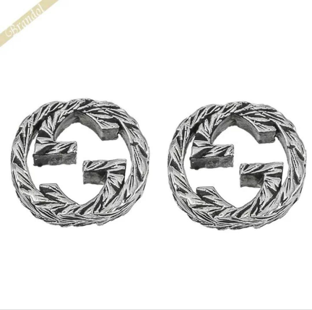 【極美品‼️】インターロッキング ピアス両耳