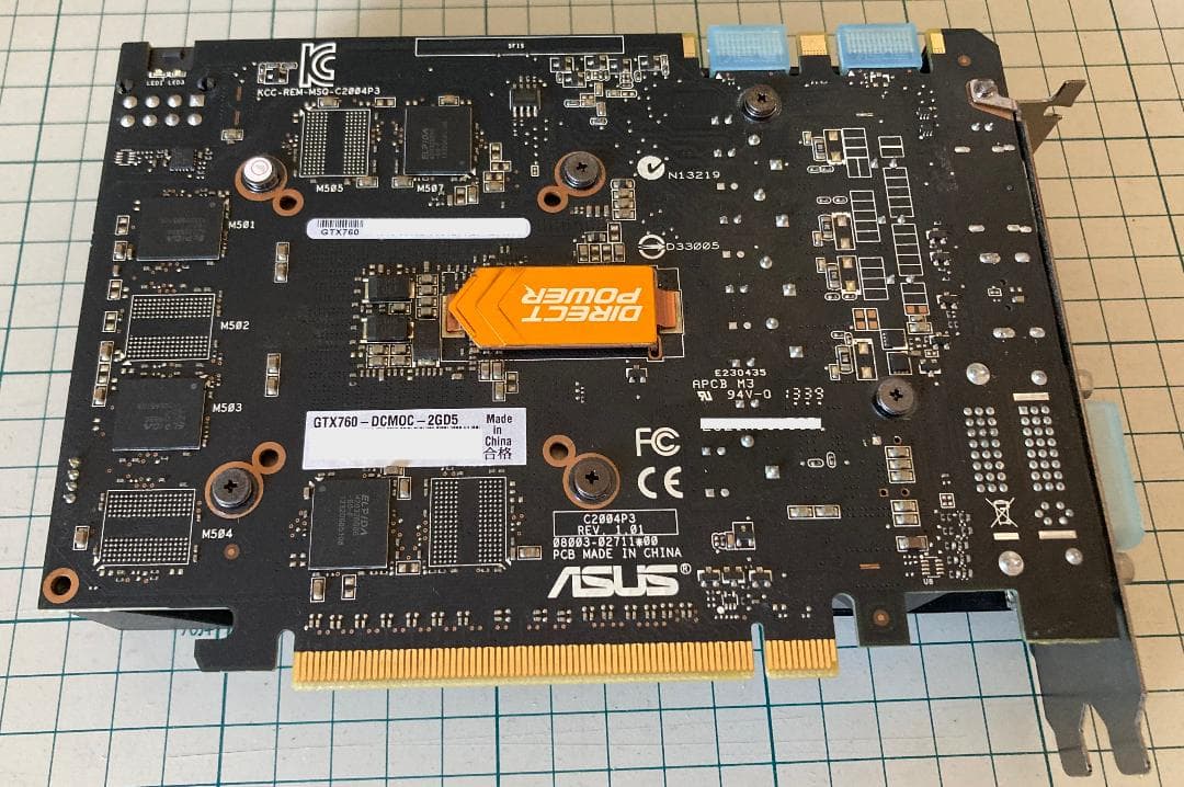 ASUS GeForce GTX 760＋マザボ、CPU、メモリ、CPUクーラー