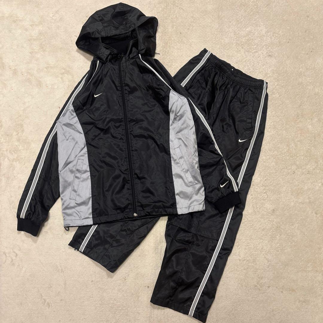 ジャケット・アウター 00s NIKE SET UP NYLON ARCHIVE BLACK 2WAY