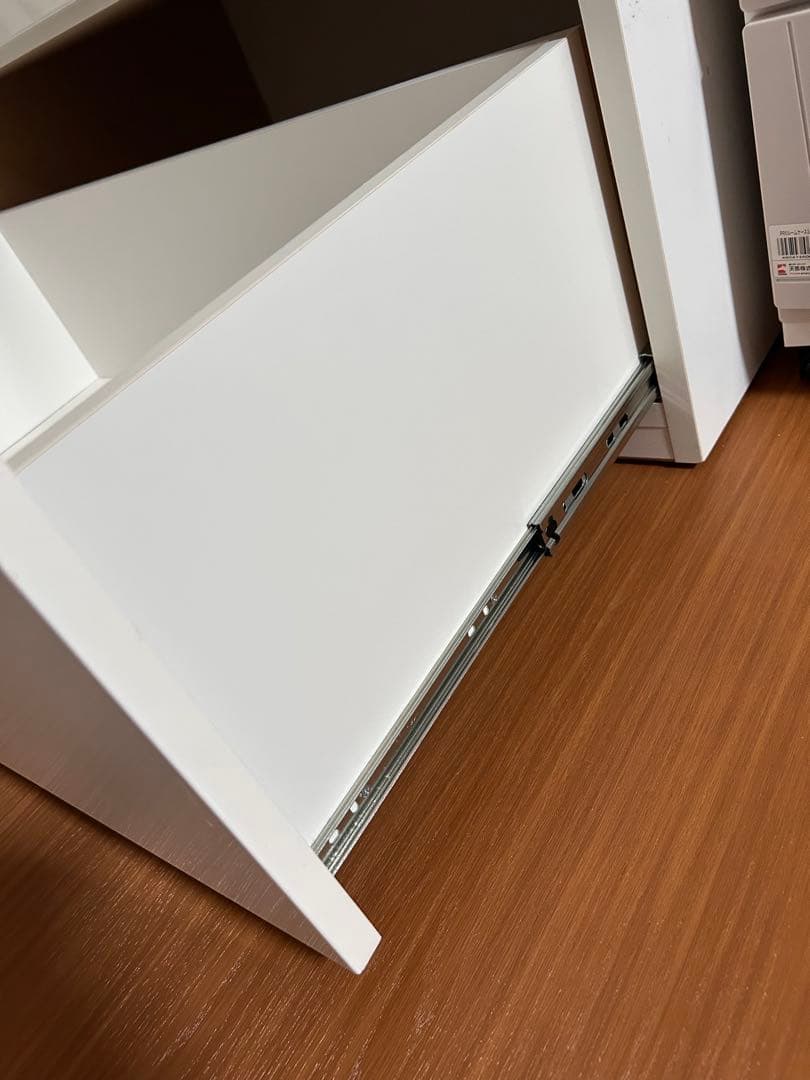 【断捨離中！様】ホワイトキッチンカウンター 4引き出し１扉