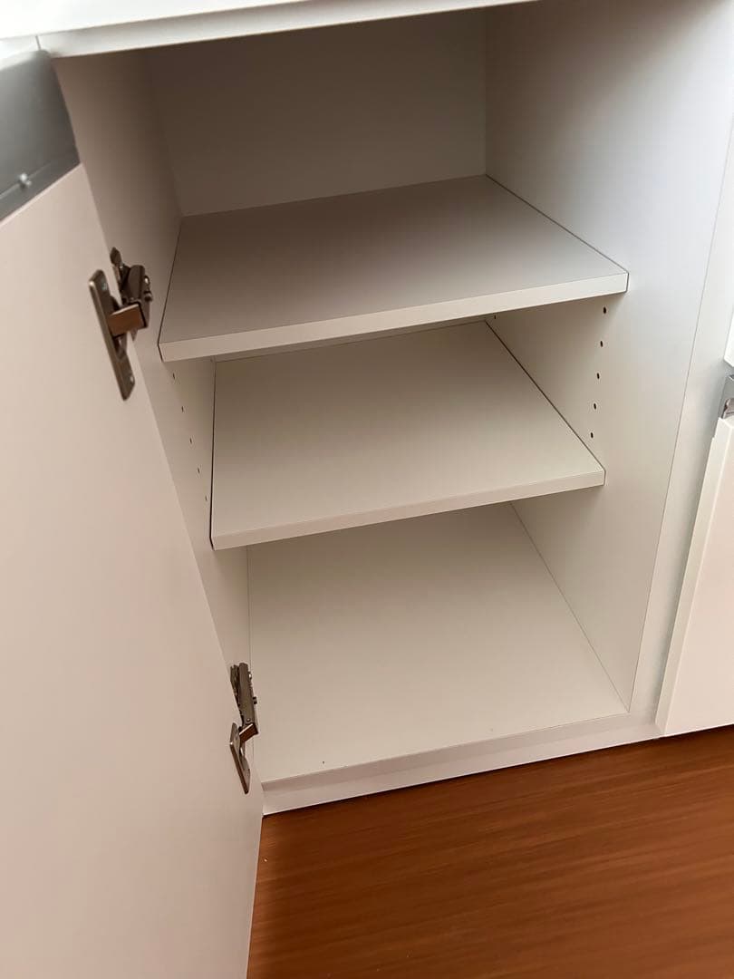 【断捨離中！様】ホワイトキッチンカウンター 4引き出し１扉