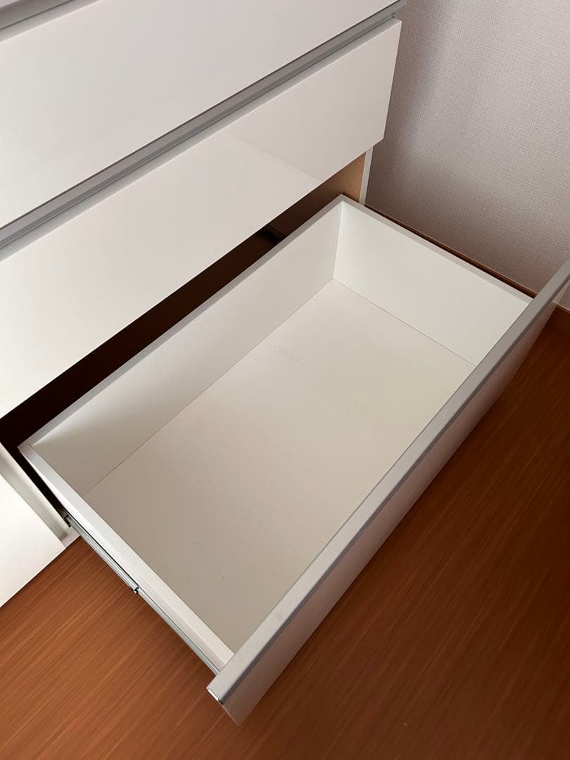 【断捨離中！様】ホワイトキッチンカウンター 4引き出し１扉