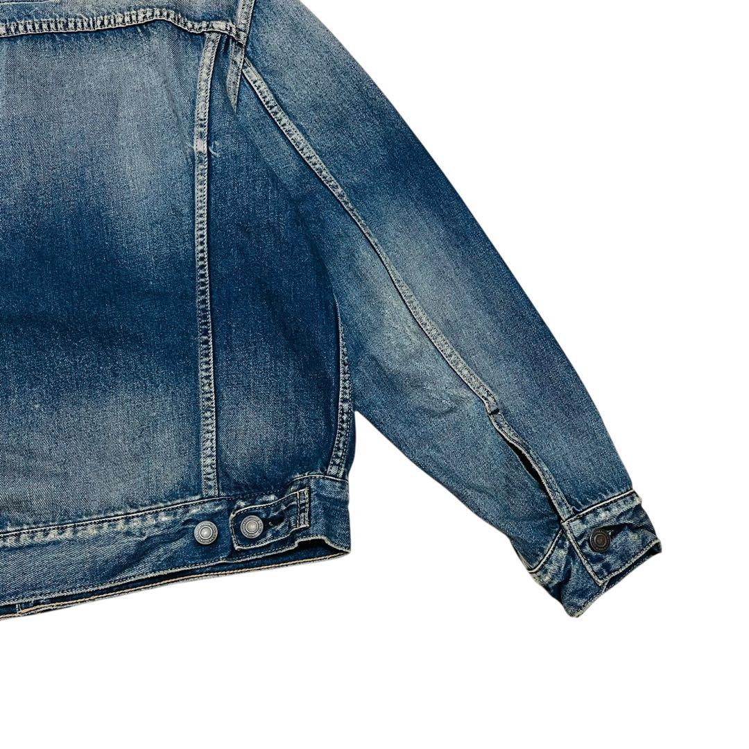 美品✨　Whim Gazette ノーカラー デニムGジャン　ジャケット