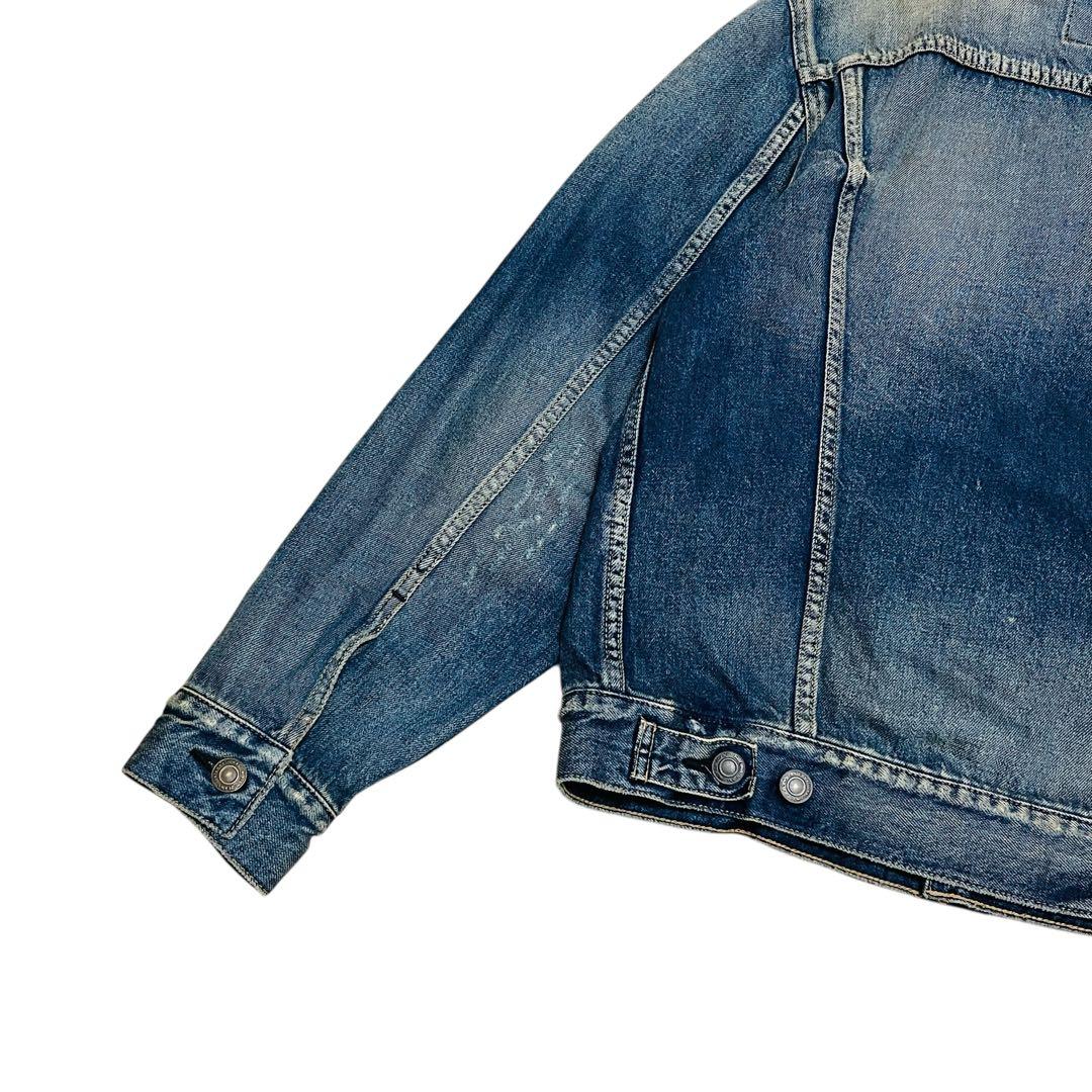 美品✨　Whim Gazette ノーカラー デニムGジャン　ジャケット