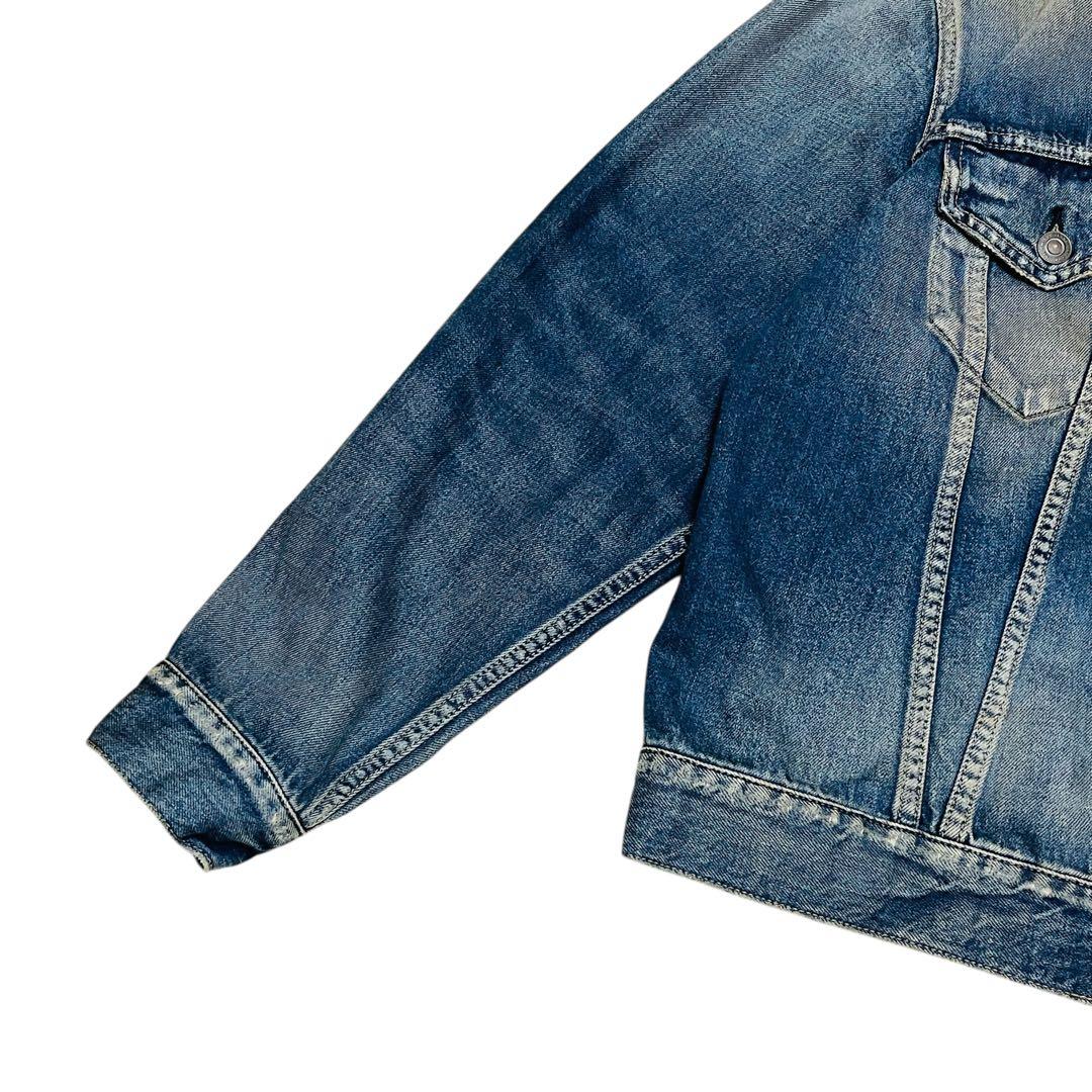 美品✨　Whim Gazette ノーカラー デニムGジャン　ジャケット