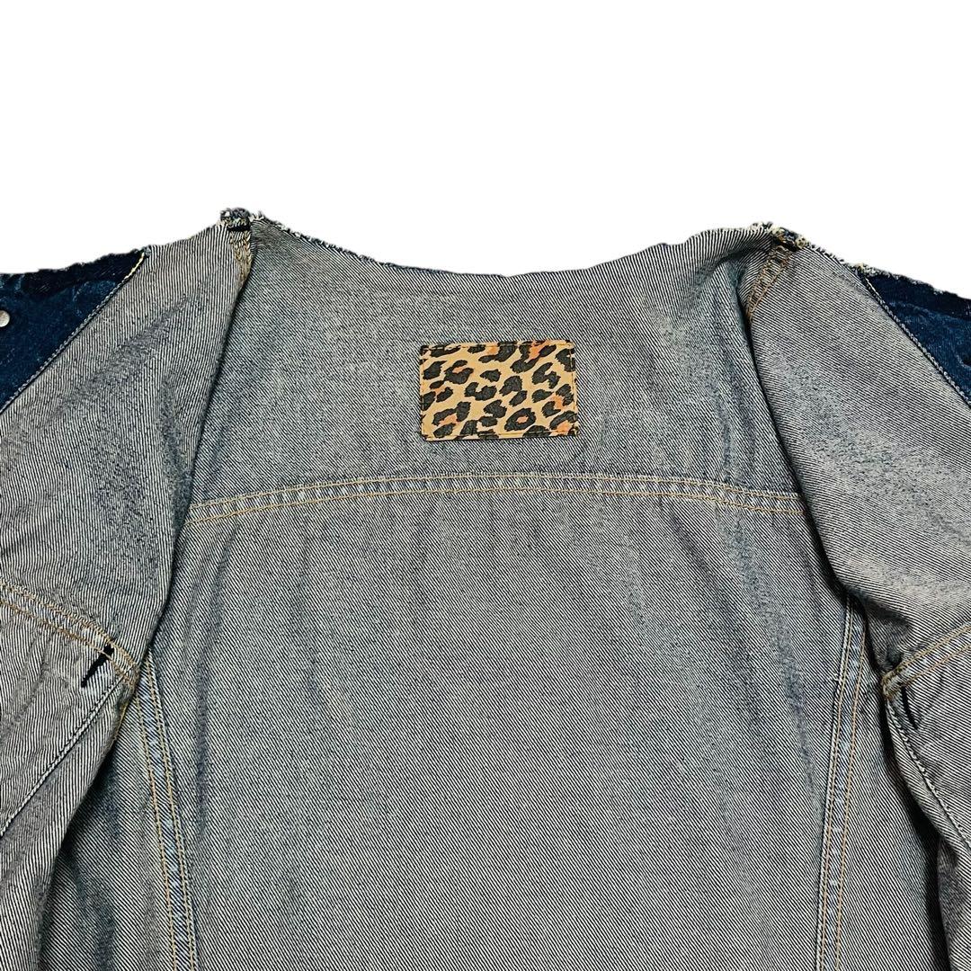 美品✨　Whim Gazette ノーカラー デニムGジャン　ジャケット