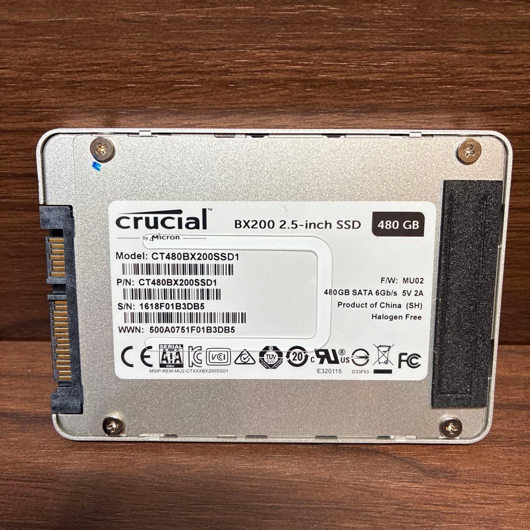 T*n様 Crucial BX200 2.5インチ SSD 480GB × 2台