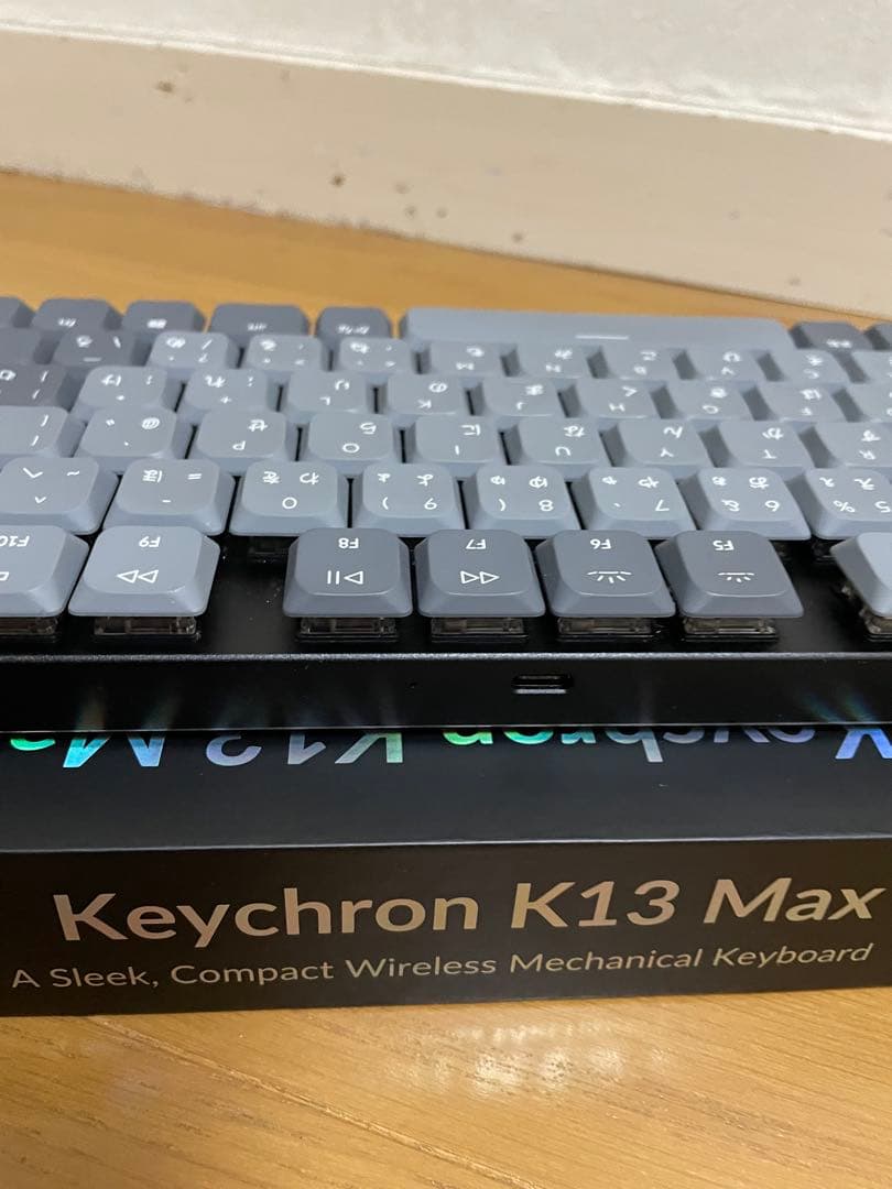 keychron K13 MAX 茶軸 JIS配列 ホワイトLED