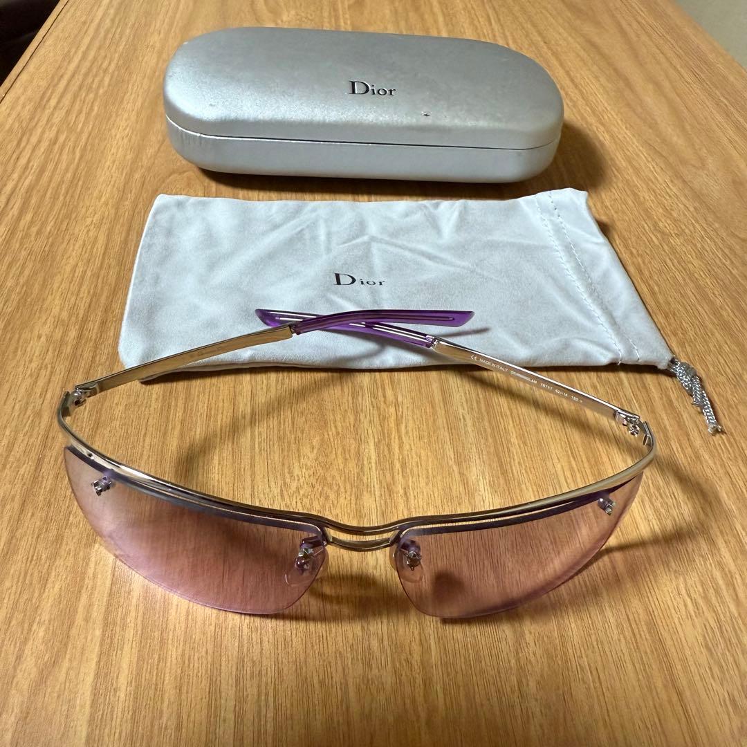 【未使用•長期保管】 Dior サングラス パープル 星vintage