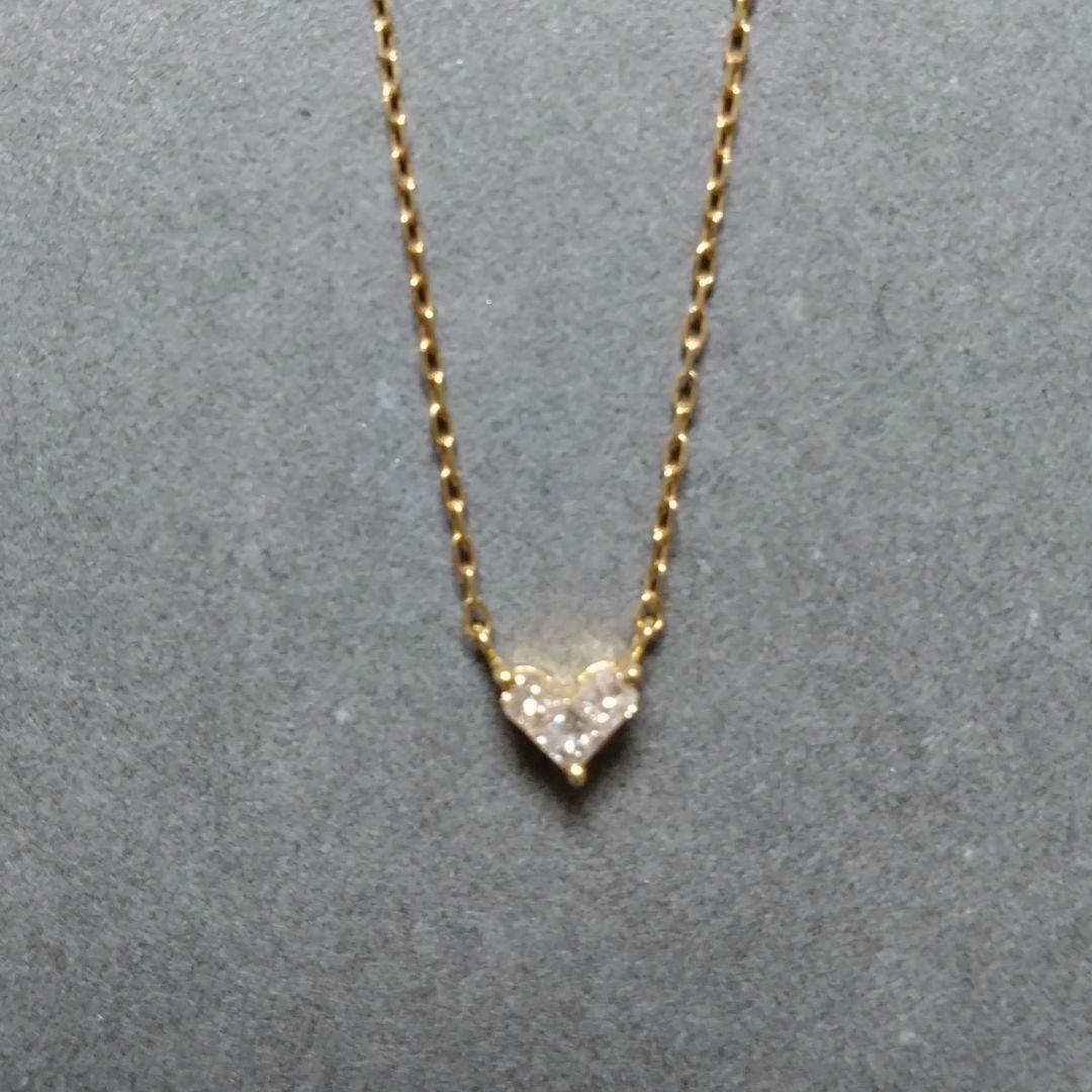 R*♡様 ハート型ゴールドネックレス