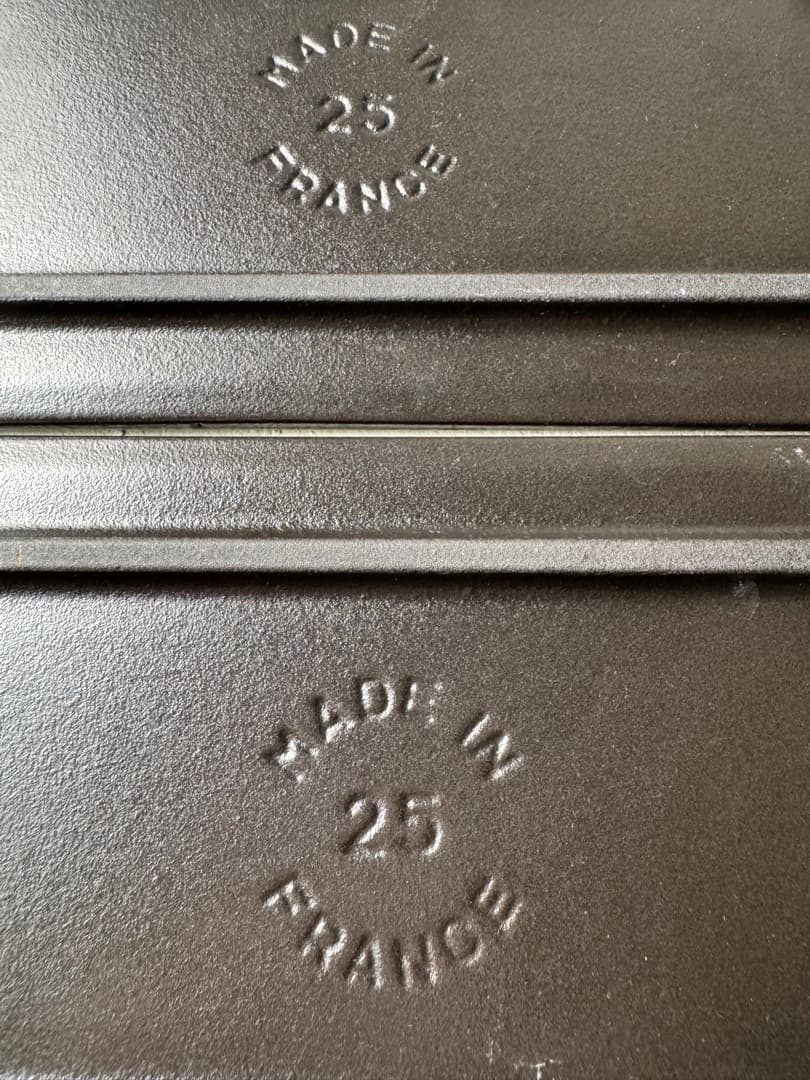 STAUB　レクタンギュラープレート ブラック 25cm✕12cm✖️2枚セット