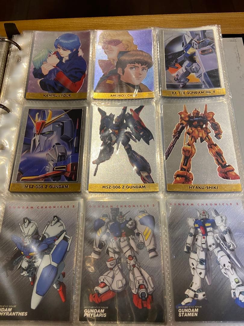 ガンダムクロニクルI・II フルコンプ、1997年　バインダー・特典カード有り