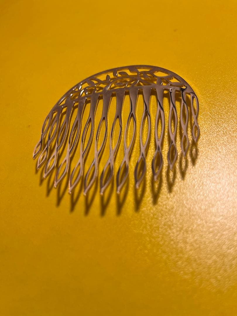 Complex Bizコンプレックスビズ ボタニカルステンレスコーム金ゴールド