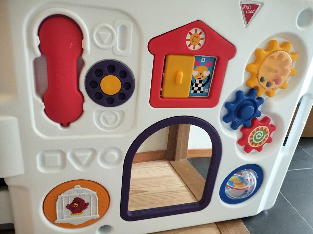 【日本育児】ベビーサークル 8枚セット　ミュージカルキッズランドDX