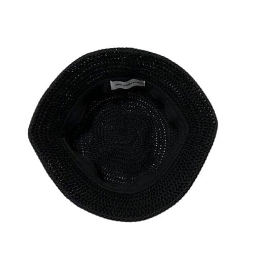 極美品 24ss COOTIE ニット クラッシャーハット ブラックF タグ付属