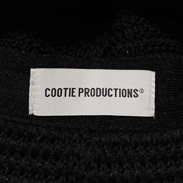 極美品 24ss COOTIE ニット クラッシャーハット ブラックF タグ付属