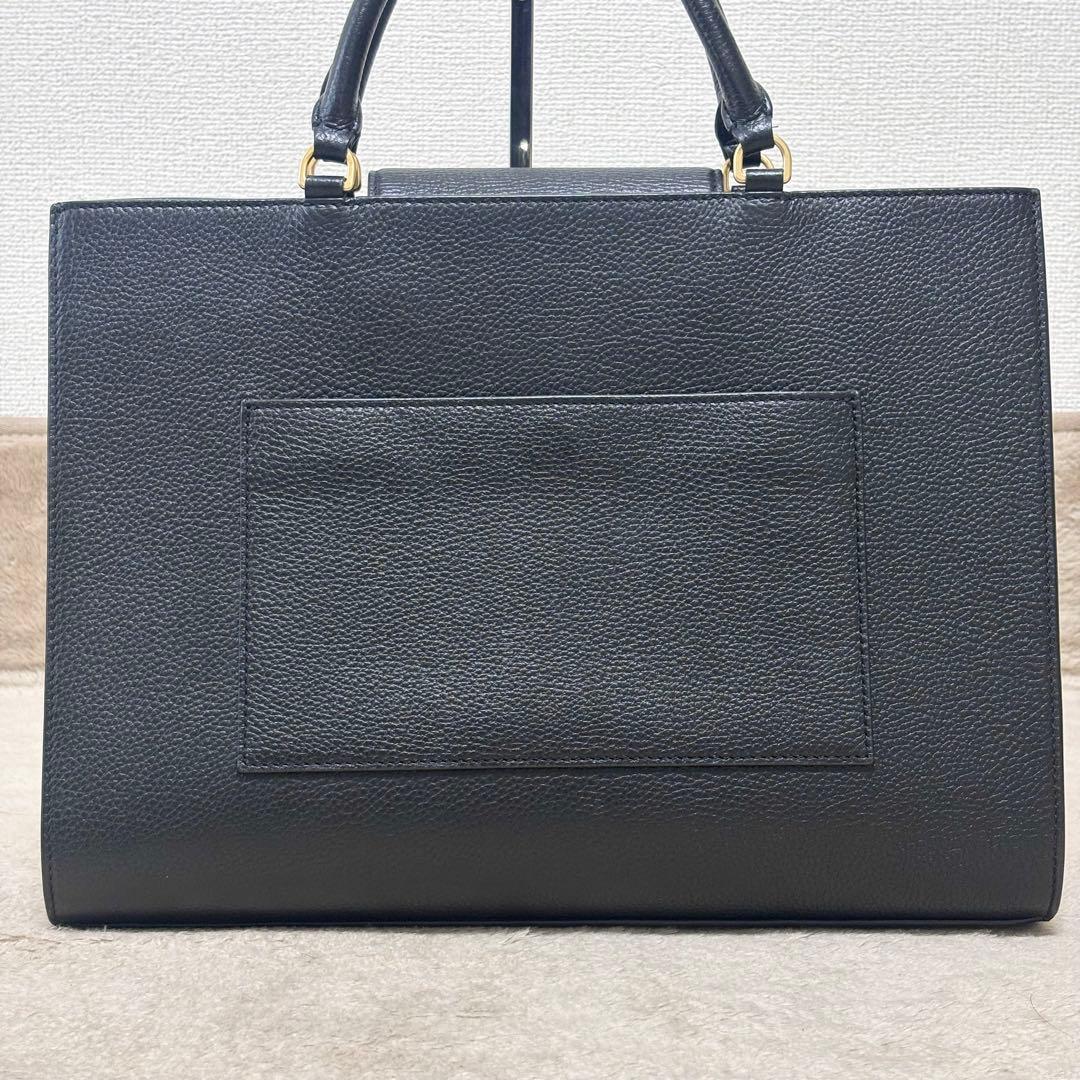 【極美品】 トリーバーチ ビジネスバッグ 2WAY ゴールド金具 A4可