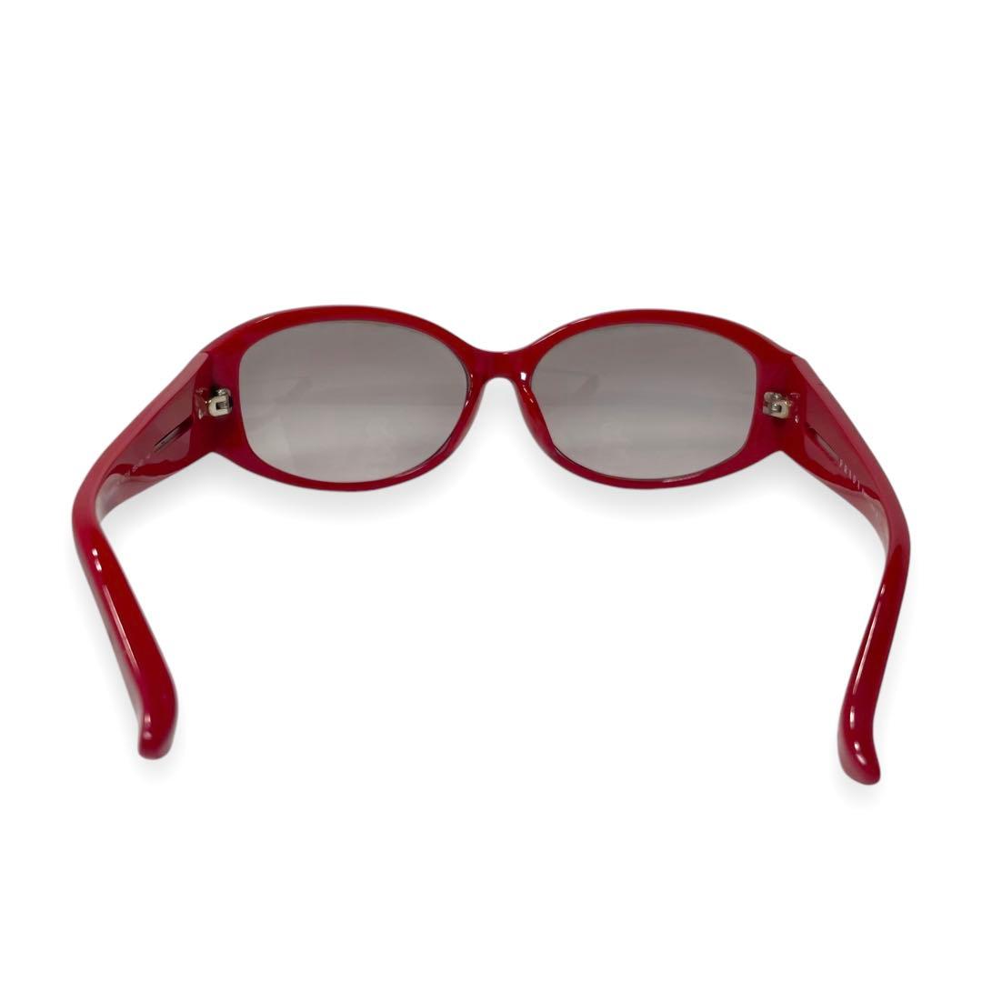 プラダスポーツ　サングラス　レッド　サイドロゴ