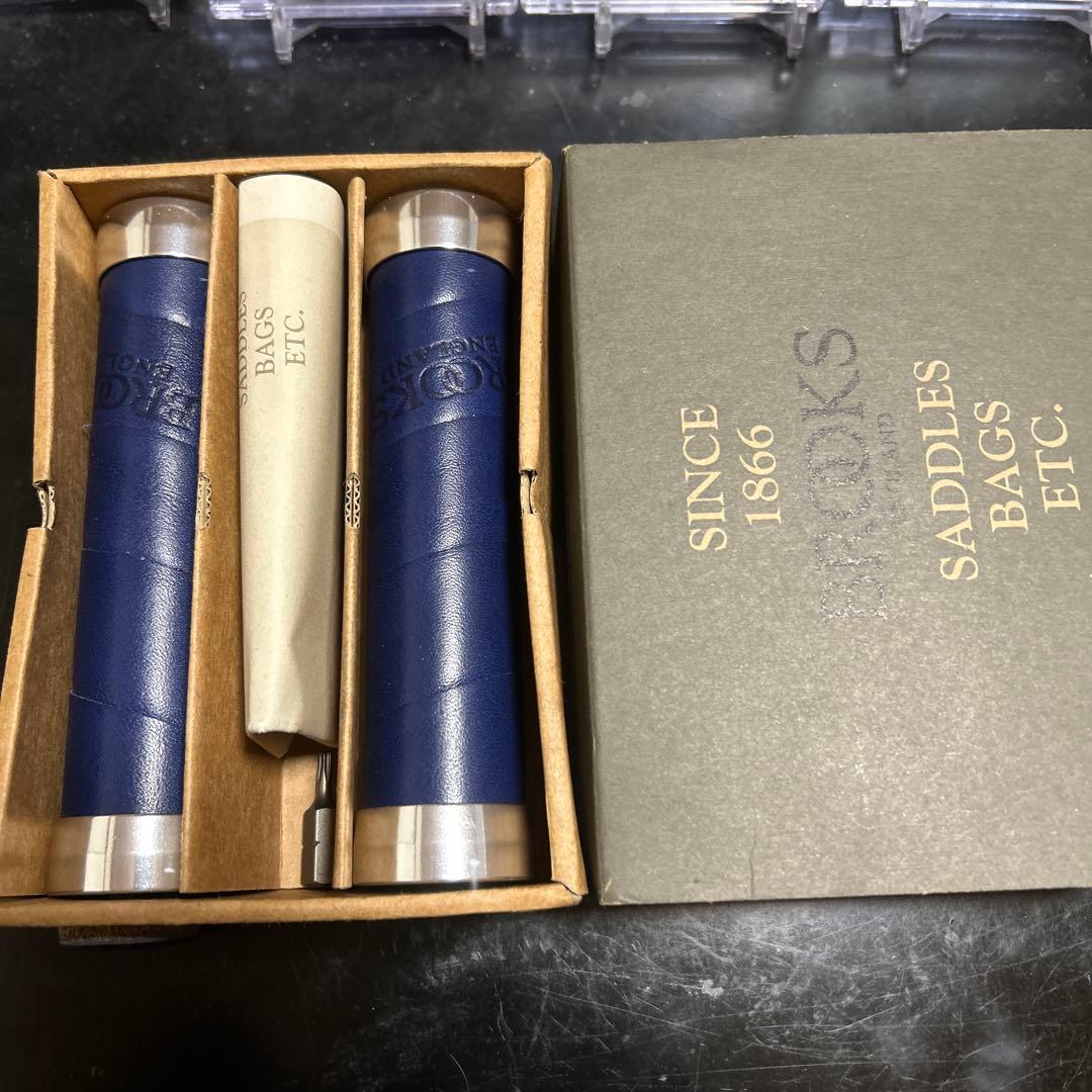 【未使用品】BROOKSブルックス スレンダーレザーグリップ 130mm
