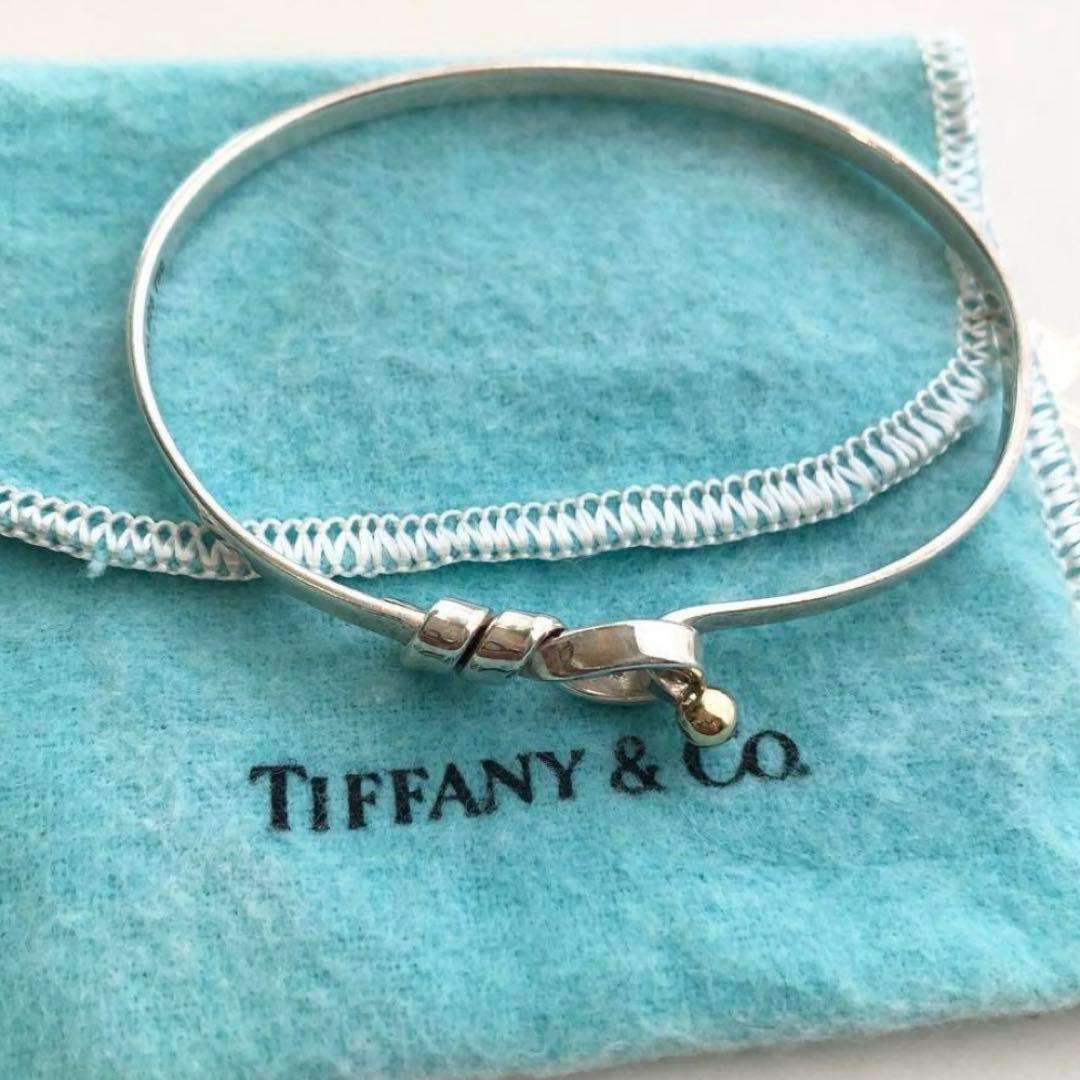 Tiffany&Co.シルバーバングル フック＆アイ ブレスレット ティファニー