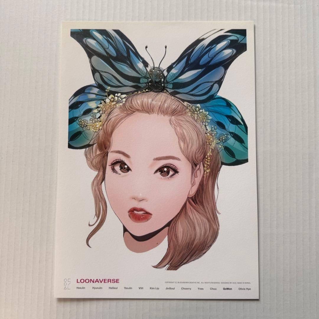 LOONA ゴウォン サイン トレカ ポスター セット
