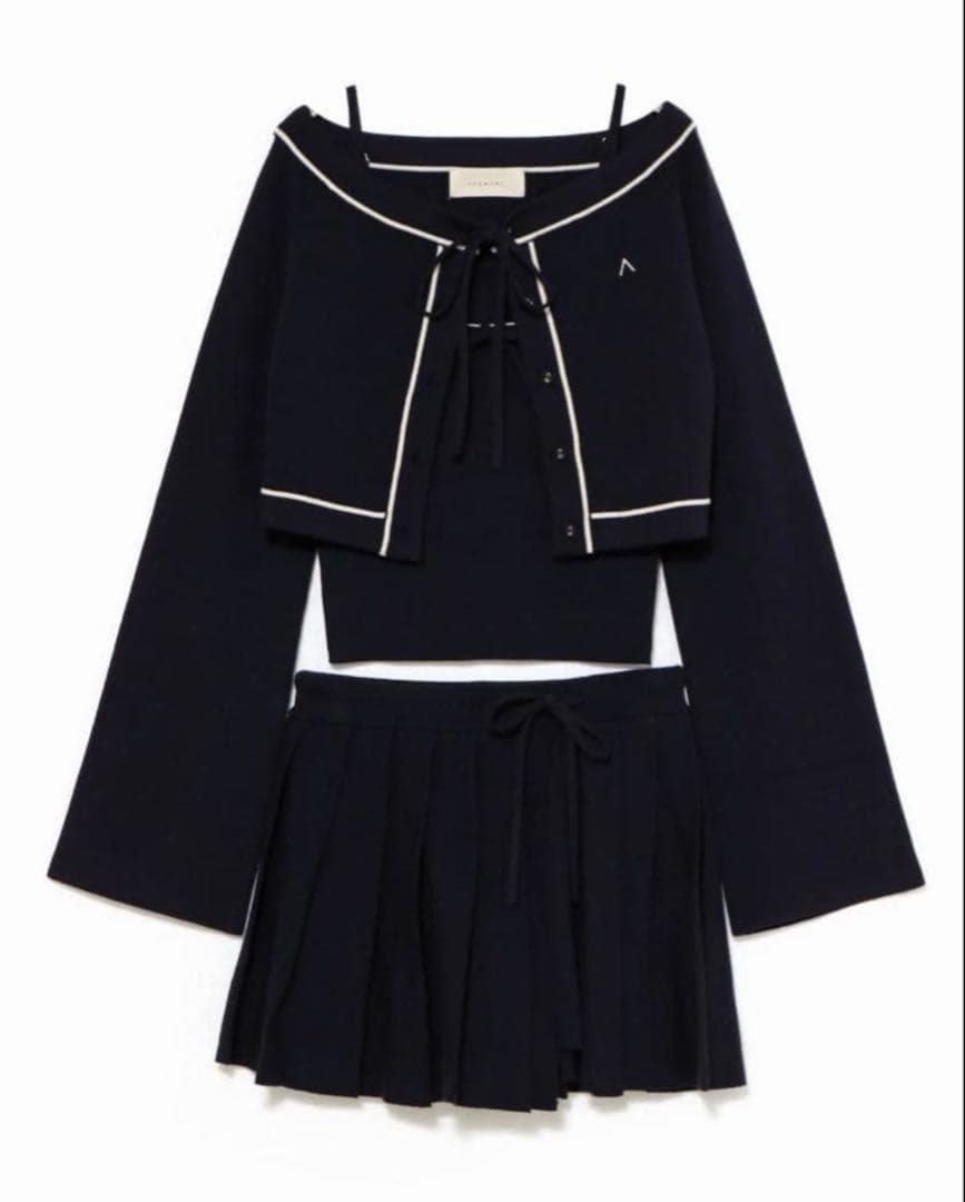 トップス Jennie line knit set up andmary