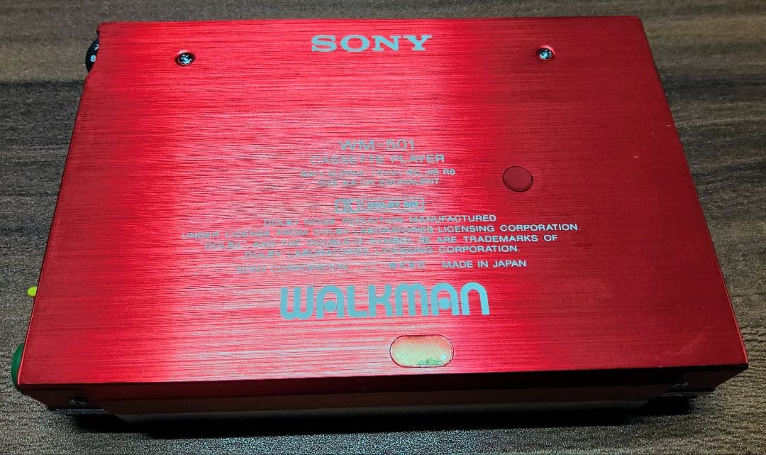 【超極美品 超レア！】SONY ウォークマン WM-501 レッド ジャンク
