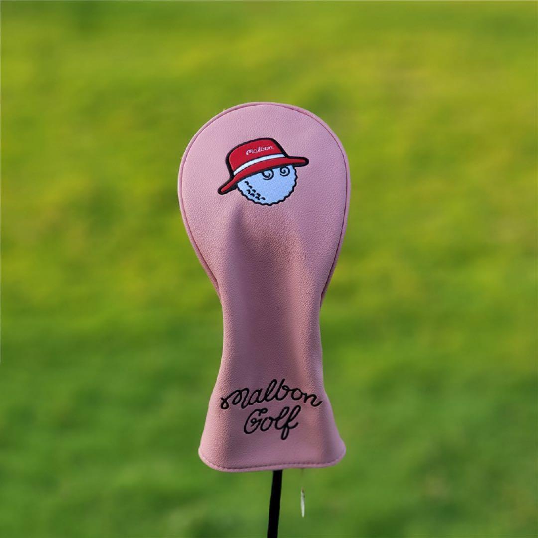 【大人気値下げ4点セット】MalbonGolfマルボンゴルフクラブカバーピンク色