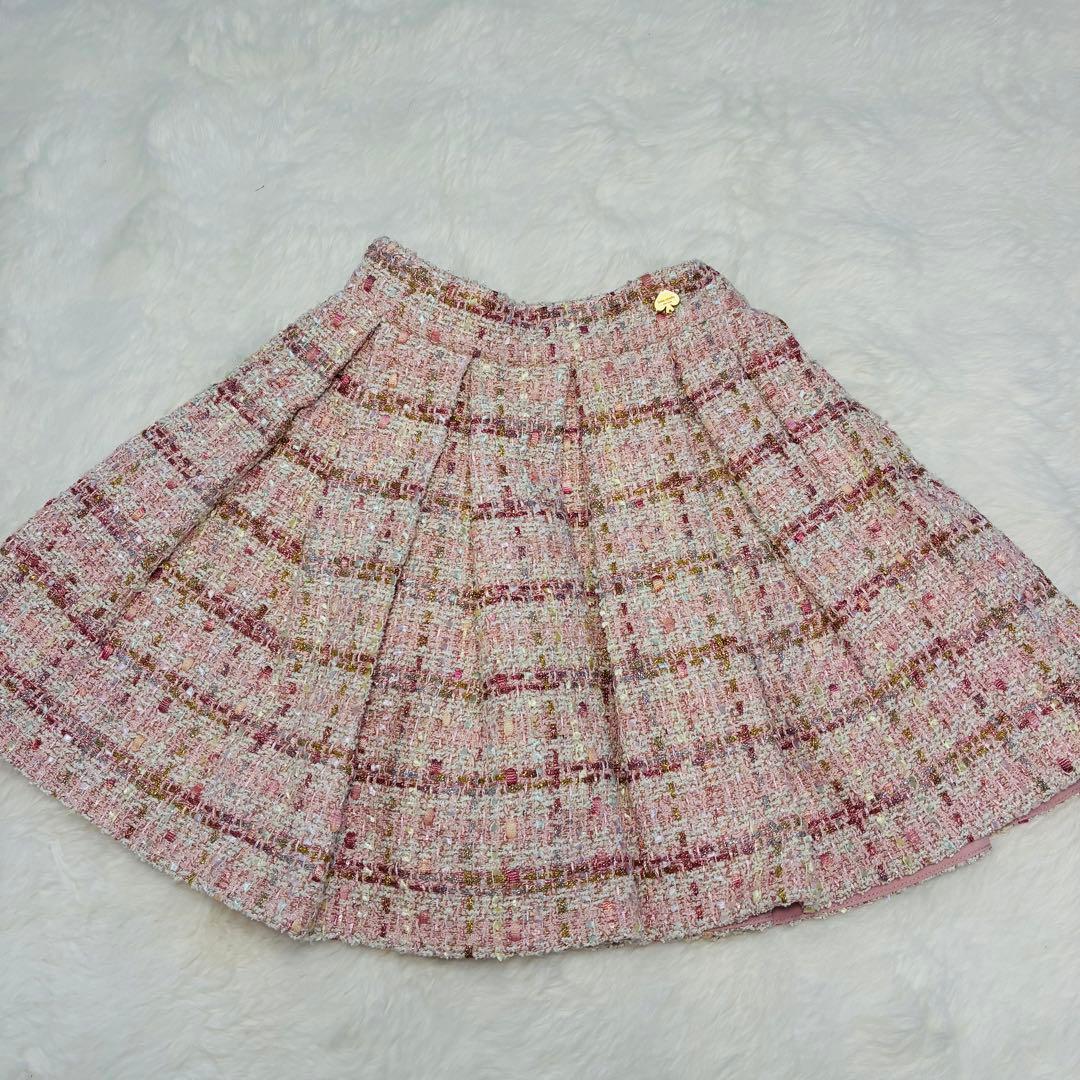 ケイトスペード フォーマル 入学式120 ３点セットアップ 卒園式　ツイード