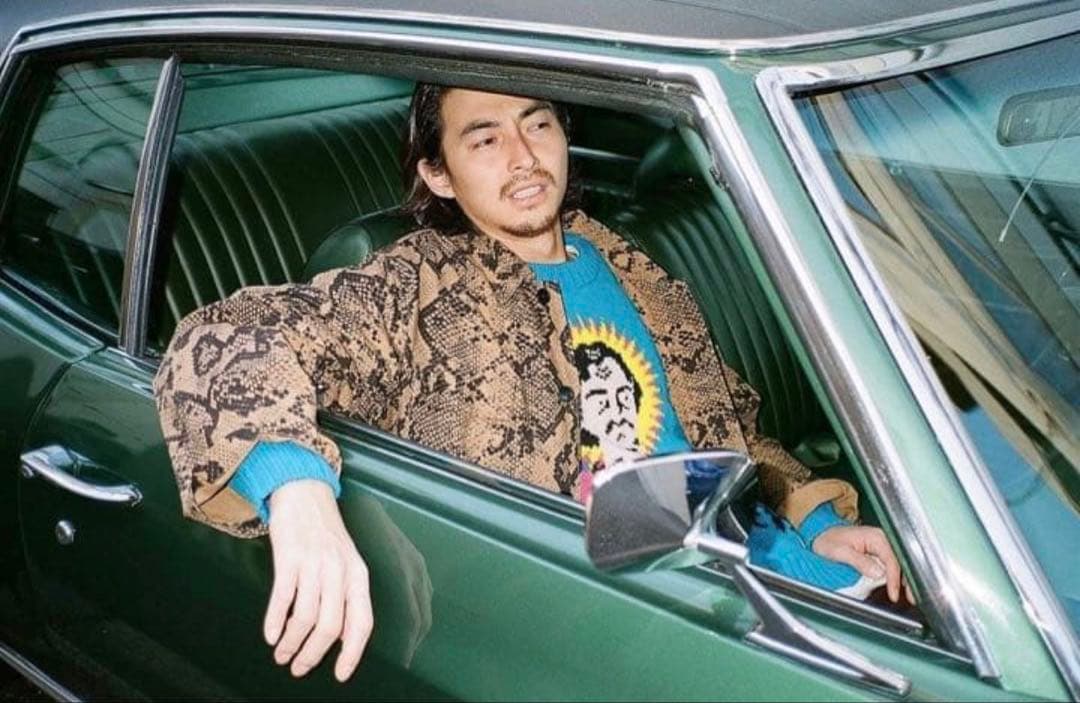 即完売　WACKOMARIA KNIT ワコマリア　セーター ブルー Lサイズ