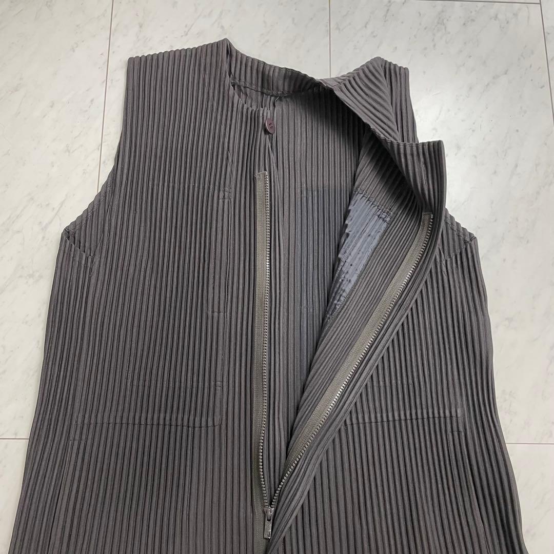 オムプリッセ イッセイミヤケ ジャンプスーツ ノースリーブ 消しプリーツ 1