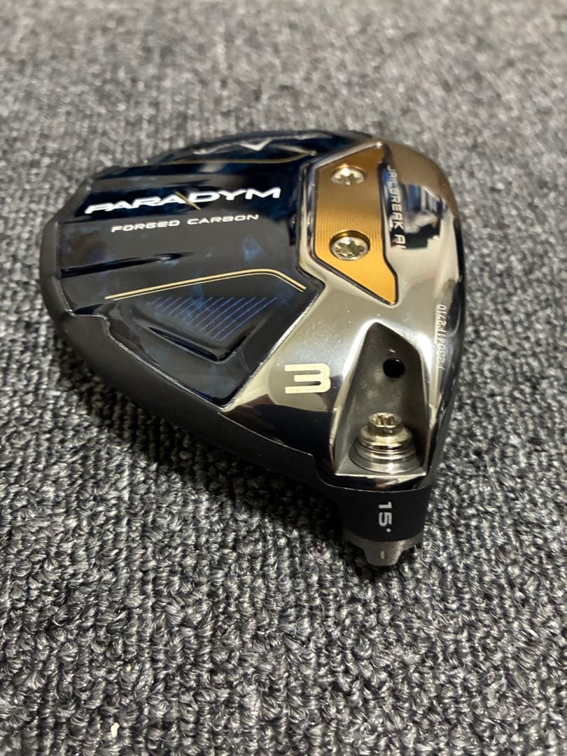 （美品）パラダイム　3W 15° フェアウェイウッド ヘッドのみ