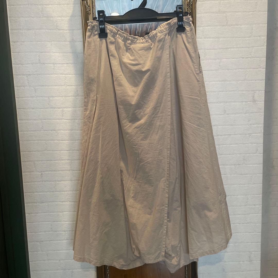 未使用品　Y,s リネン ベージュ スカートパンツ（SALE中）