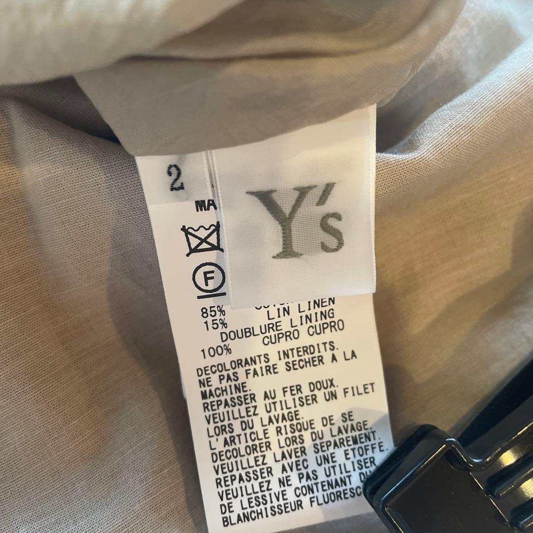 未使用品　Y,s リネン ベージュ スカートパンツ（SALE中）