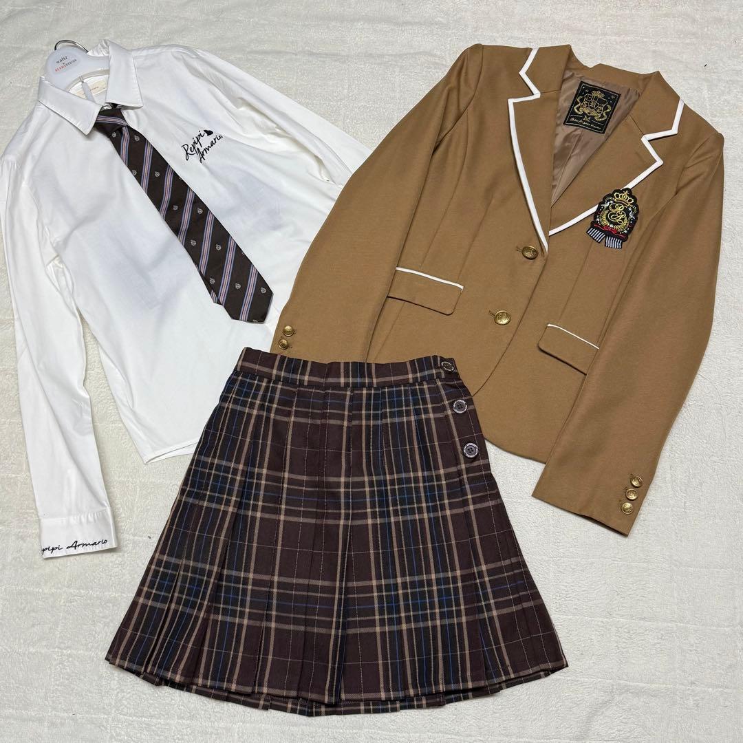 卒服　レピピアルマリオ他　卒業入学式フォーマルセット　150-160【匿名配送】