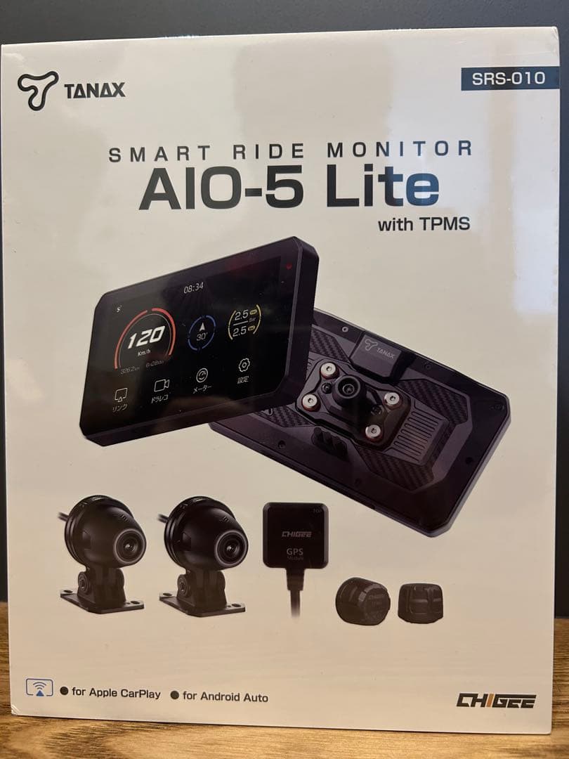 TANAX AIO-5 Lite スマートライドモニター空気圧センサー付きモデル