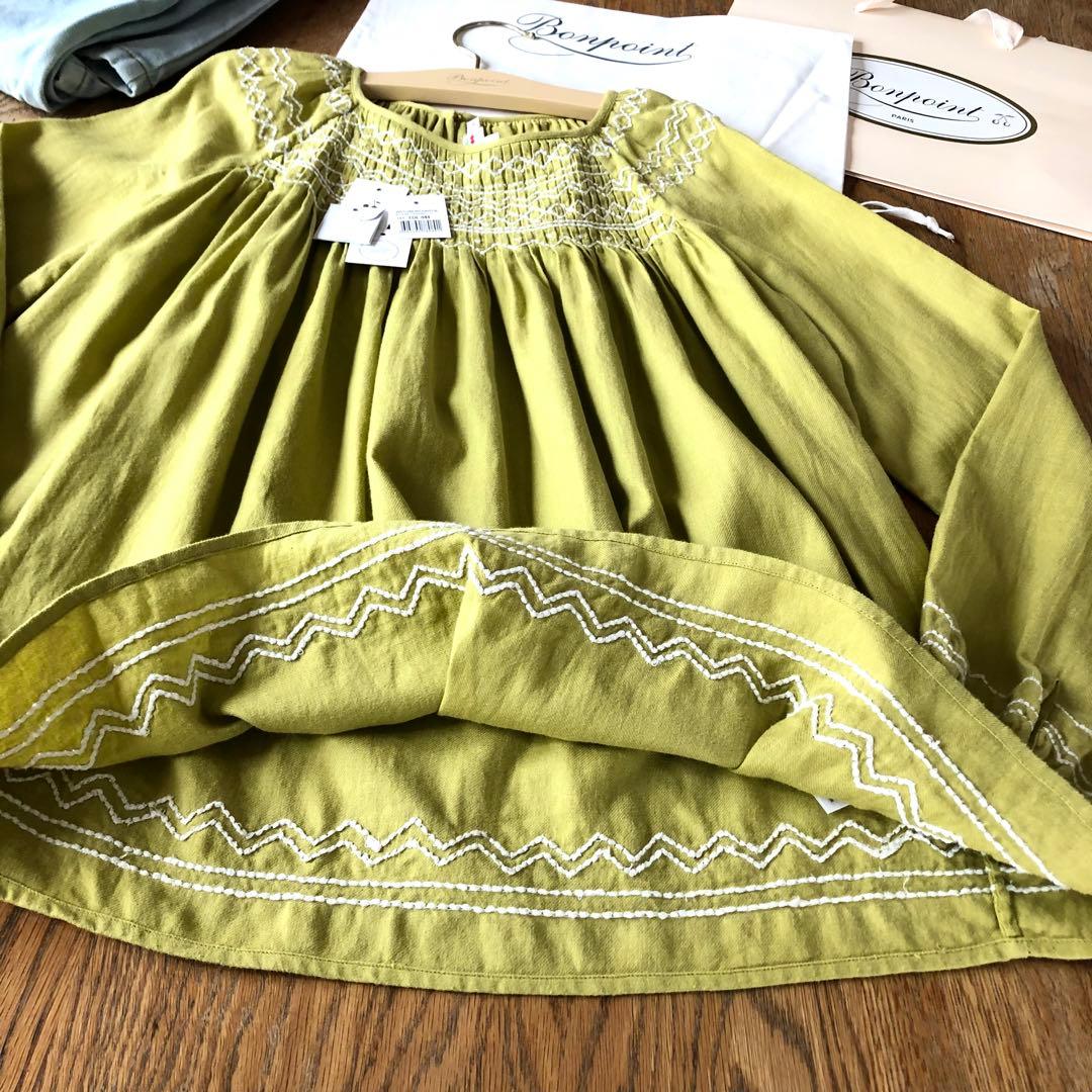 Bonpoint ♡ スモッキングブラウス 14A