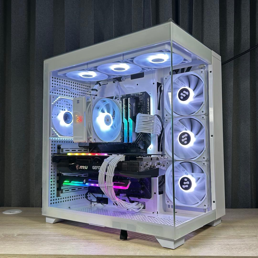 超高性能 白 ゲーミングPC RTX3070 Windows11 ワイルズ快適