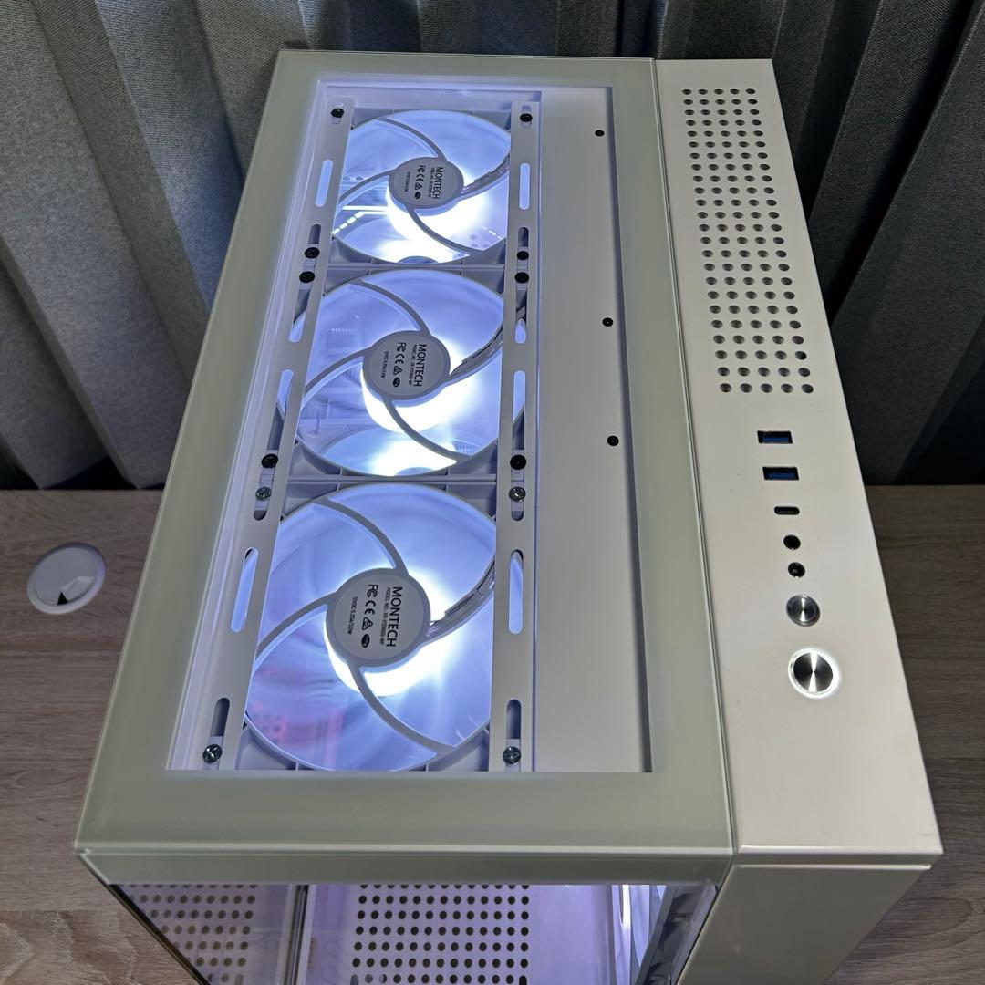 超高性能 白 ゲーミングPC RTX3070 Windows11 ワイルズ快適